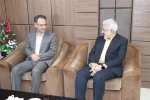 دیدار صمیمی رئیس دانشگاه فنی و حرفه ای استان فارس با دکتر جواد قناعتی  مدیر کل دیوان محاسبات استان فارس