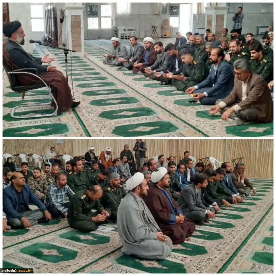 دیدار جمعی از اساتید دانشگاه های شهرستان آباده  با حضرت حجت‌الاسلام والمسلمین دکتر سید علیرضا دانا امام جمعه شهرستان آباده  2
