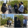 بازدید کارشناسان اداره جهاد کشاورزی شهرستان آباده از فضای سبز آموزشکده